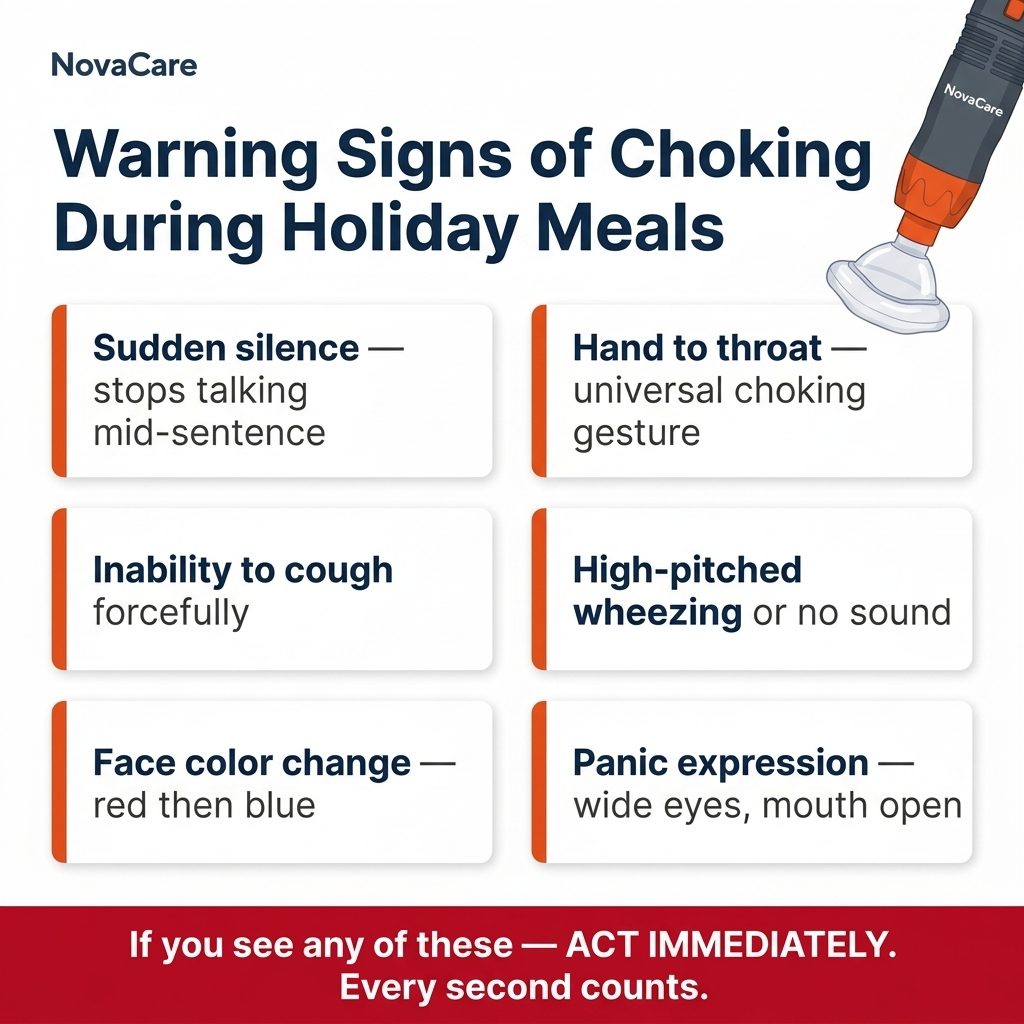 Warning Signs of Choking During Holiday Meals