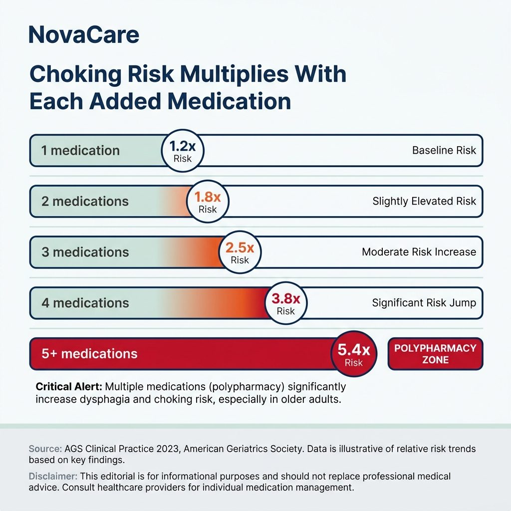 Choking Risk Multiplies With Each Added Medication