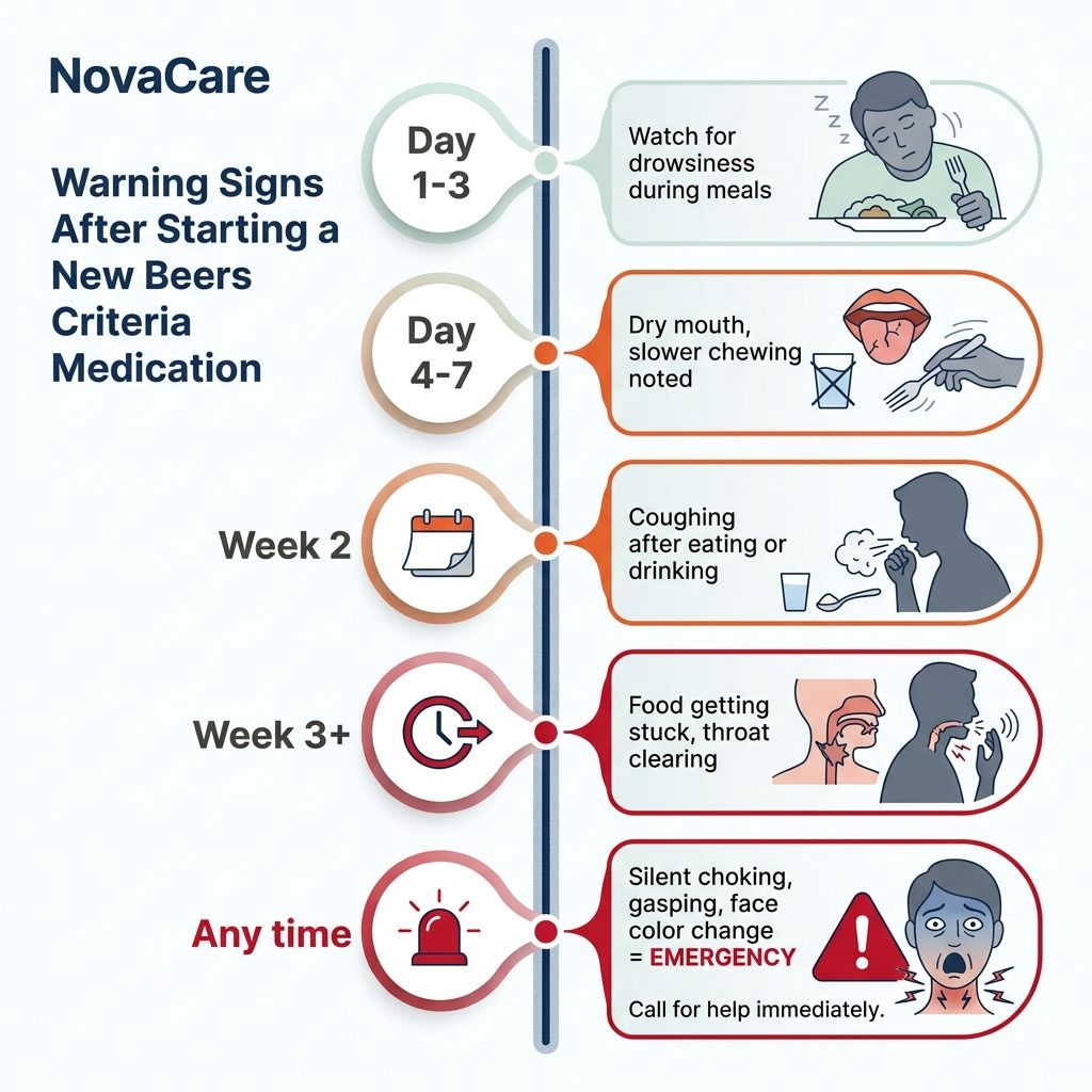 Warning Signs After Starting a New Beers Criteria Medication