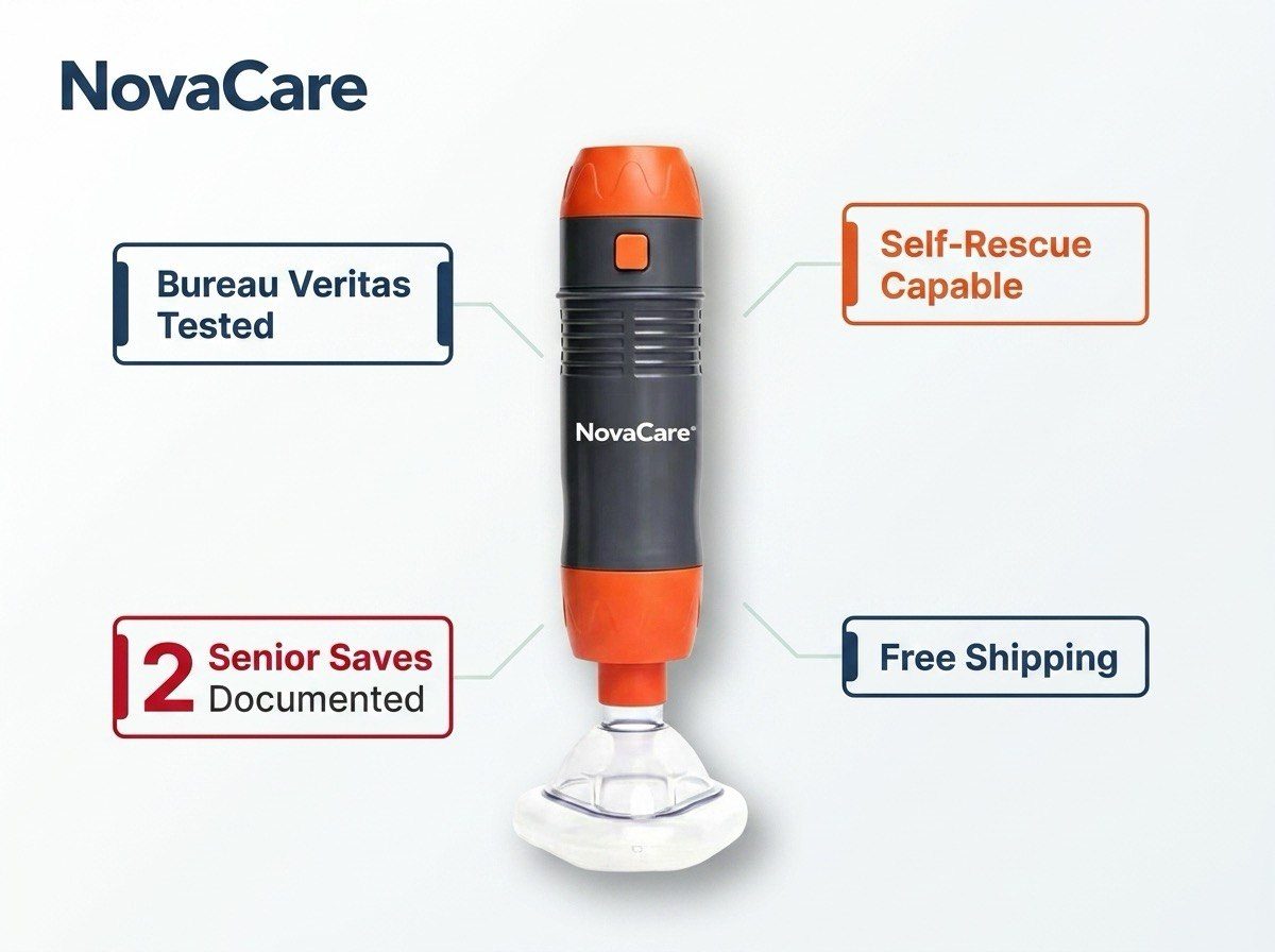 NovaCare Anti-Choking Device - Self-Rescue Capable