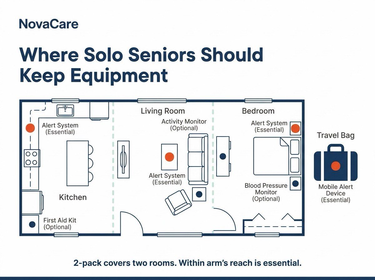Where Solo Seniors Should Keep Equipment