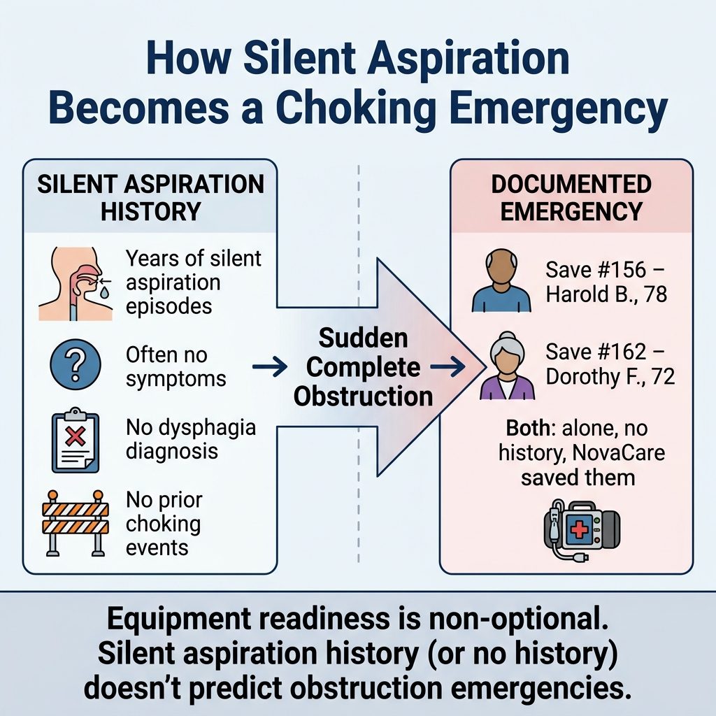 How Silent Aspiration Becomes a Choking Emergency - Save #156 and #162