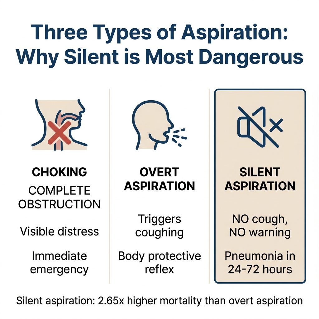 Three Types of Aspiration comparison infographic